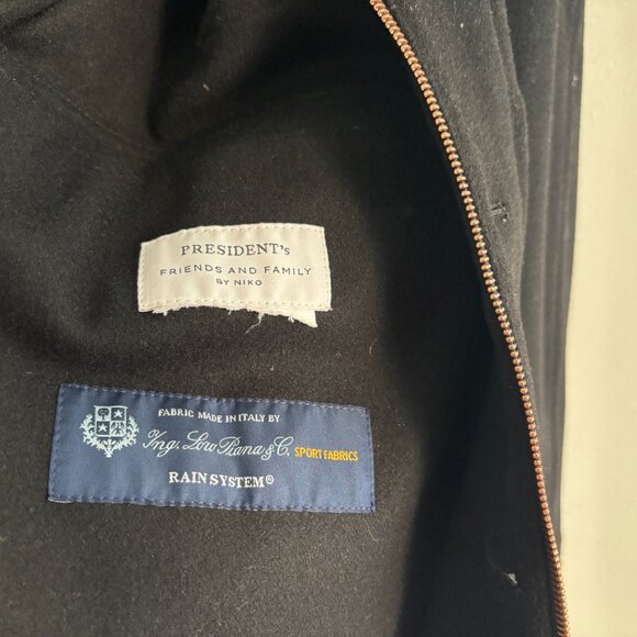 President's Loro Piana Rain System Black Wool Salvation Field Jacket - Medium - Picture 15 of 16